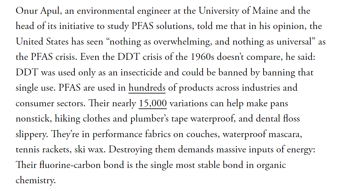 bad news, it's looking like everything we've bought and sold for many decades is the most poisonous thing ever