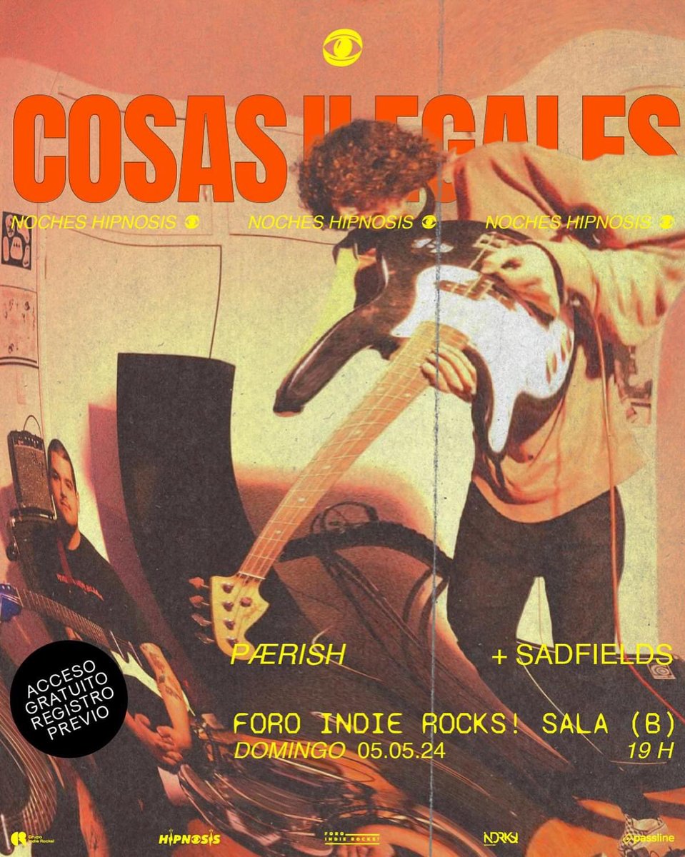 highfrequencym's tweet photo. Las  #NochesHipnosis regresan este 5 de mayo al @ForoIndierocks! con Cosas Ilegales, Pærish y Sadfields. El registro es gratuito o también por $100 te llevas tu entrad con una chela de #MorenosBeer 

🗓️ 5 de mayo
📍 @ForoIndierocks 
🎫 https://t.co/e93dZbqUG7

Presentado por @HipnosisMX