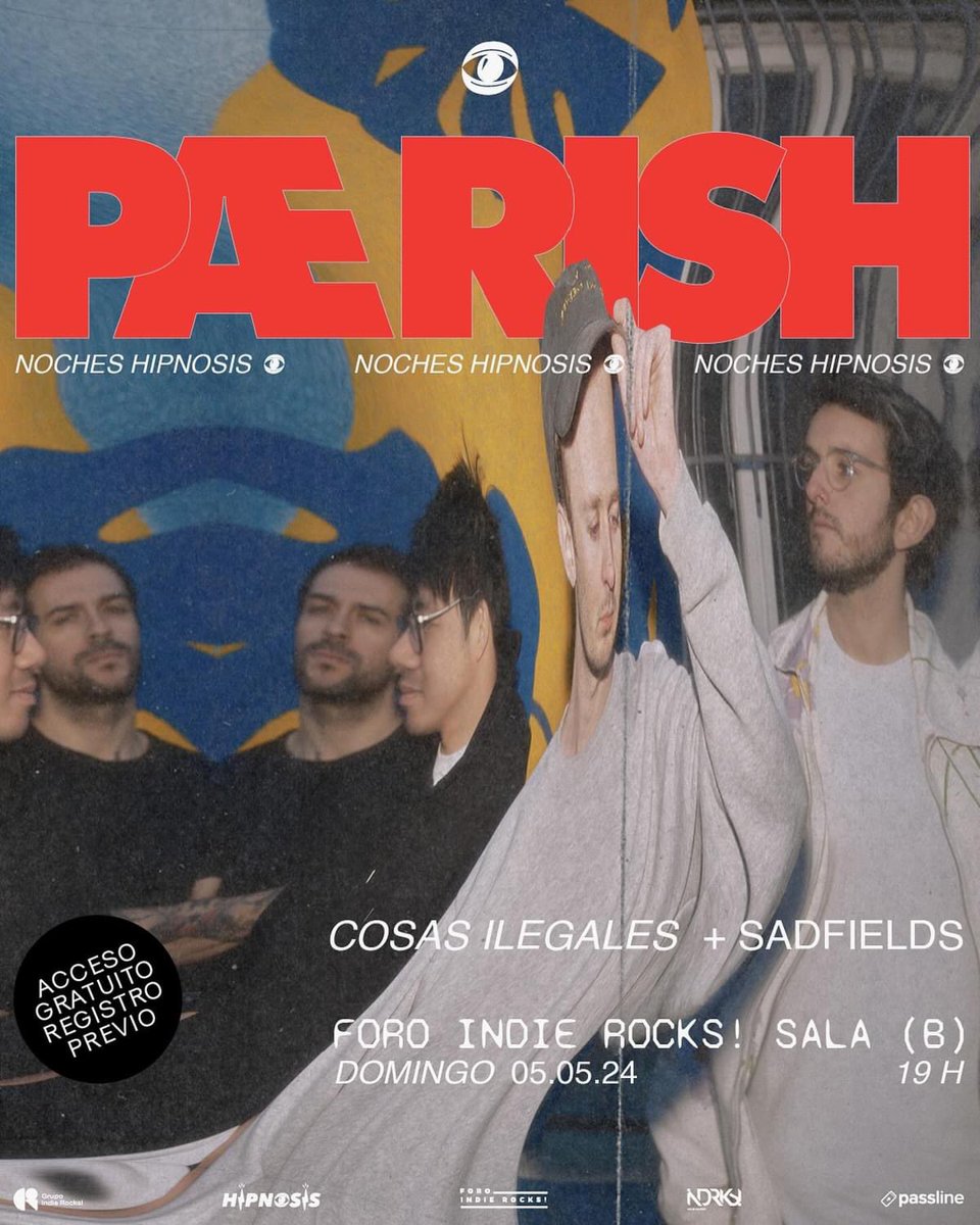 highfrequencym's tweet photo. Las  #NochesHipnosis regresan este 5 de mayo al @ForoIndierocks! con Cosas Ilegales, Pærish y Sadfields. El registro es gratuito o también por $100 te llevas tu entrad con una chela de #MorenosBeer 

🗓️ 5 de mayo
📍 @ForoIndierocks 
🎫 https://t.co/e93dZbqUG7

Presentado por @HipnosisMX