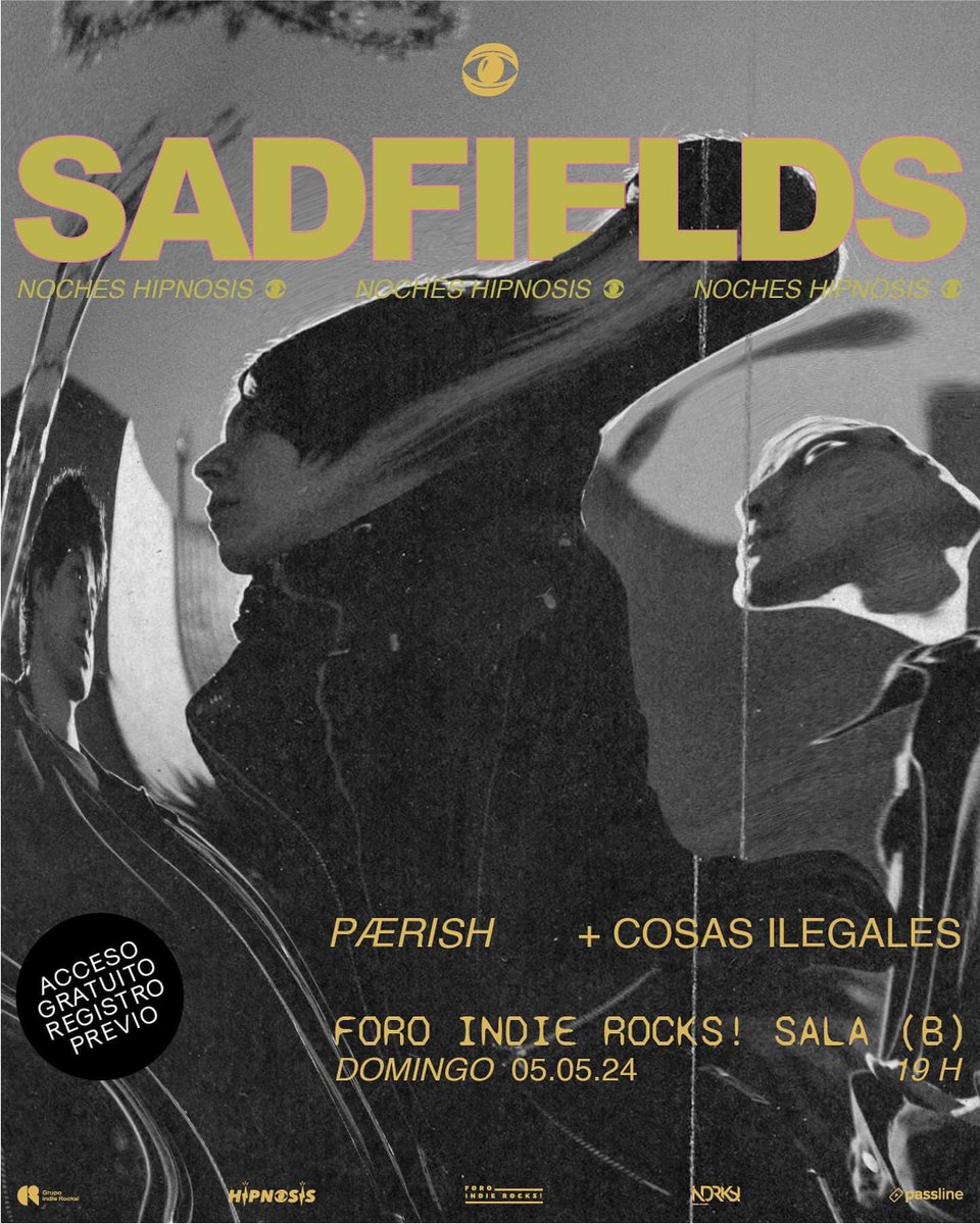 highfrequencym's tweet photo. Las  #NochesHipnosis regresan este 5 de mayo al @ForoIndierocks! con Cosas Ilegales, Pærish y Sadfields. El registro es gratuito o también por $100 te llevas tu entrad con una chela de #MorenosBeer 

🗓️ 5 de mayo
📍 @ForoIndierocks 
🎫 https://t.co/e93dZbqUG7

Presentado por @HipnosisMX