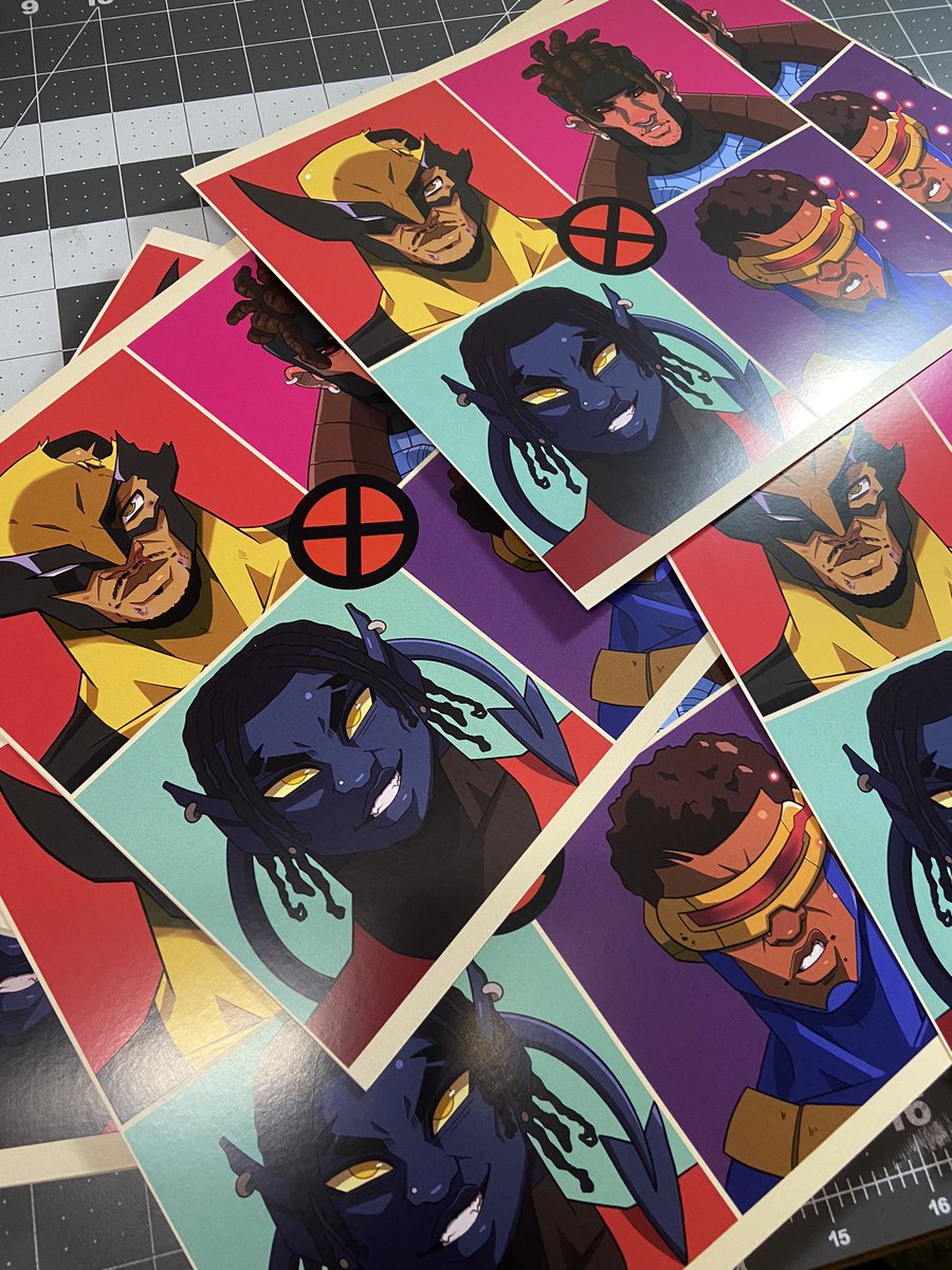 If you missed out on the original X-men, I did make prints for you to have ! Crumsartwork.com