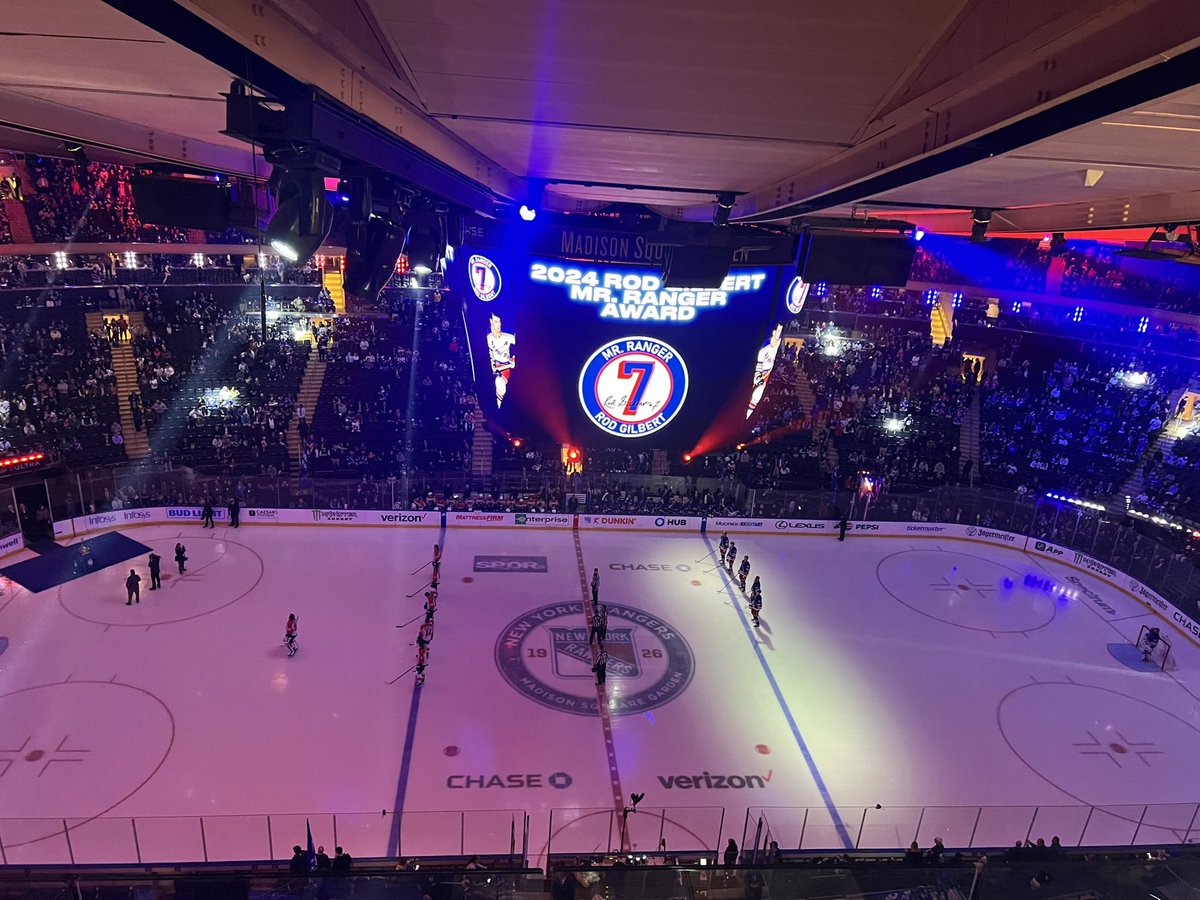 View from the booth. Join us on 1050 am or the @ESPNNewYork app @NYRangers @NHLFlyers @TheGarden @RangersMSGN @MSGNetworks @DaveMaloneyMSG @DonLagreca @RaySanti