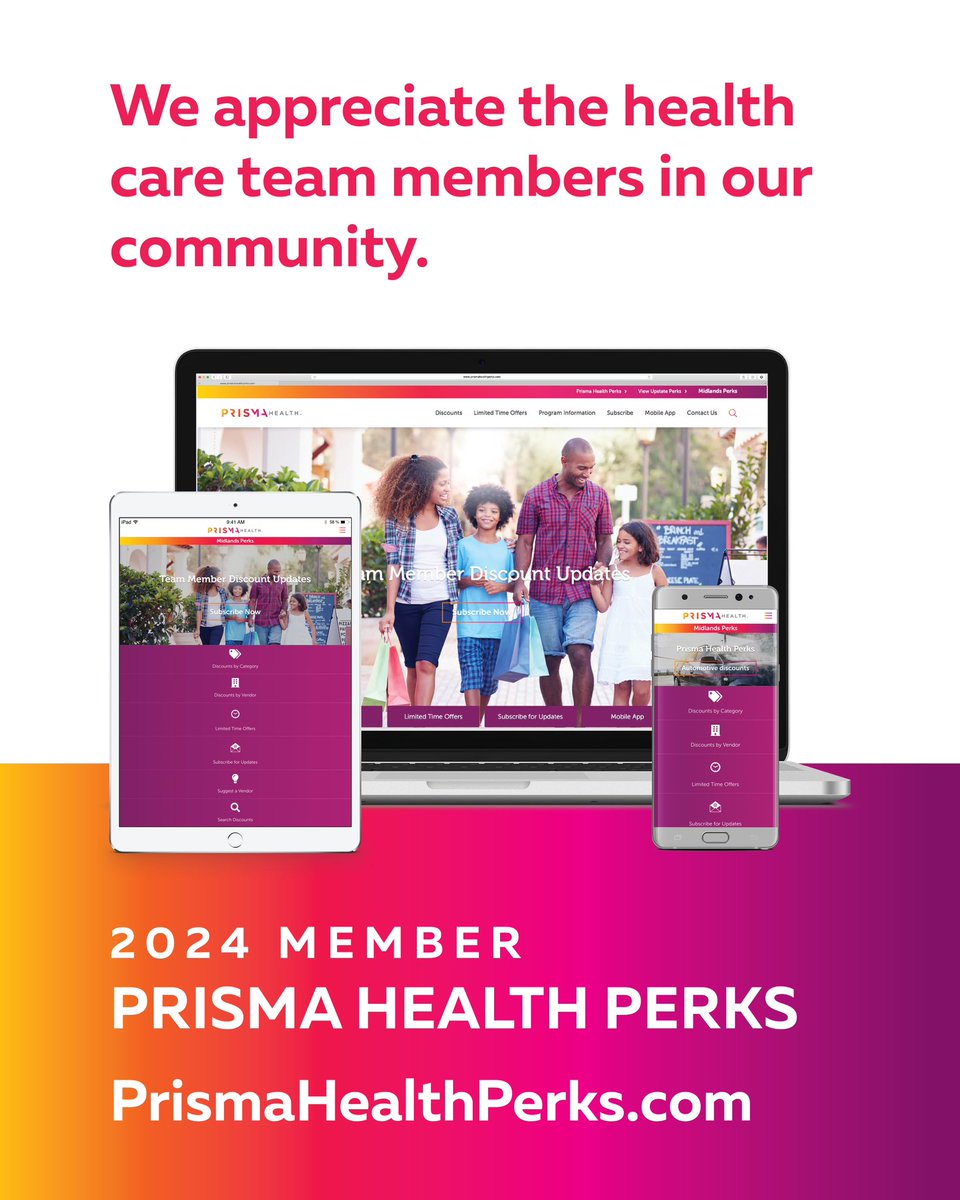 We are excited to be members of Prisma Perks 2024! #yeahthatgreenville