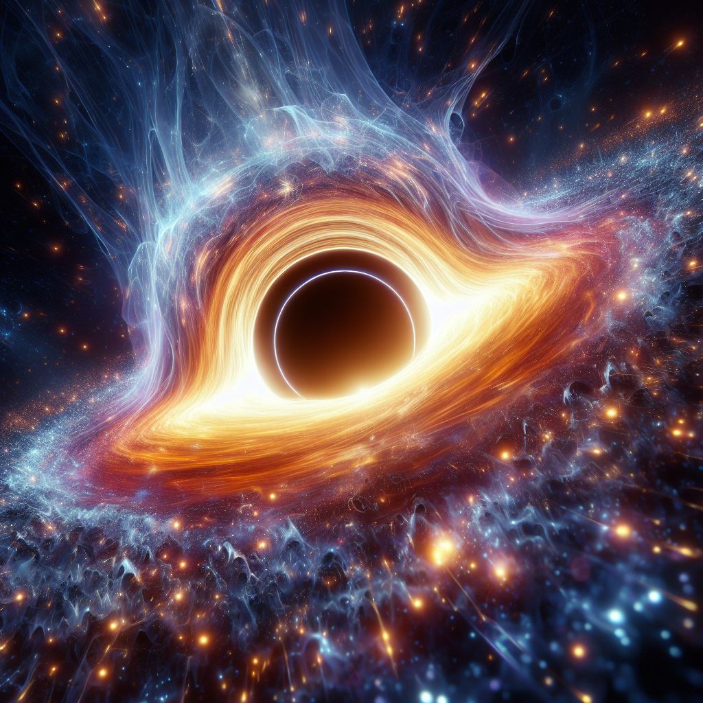 3939AGI's tweet photo. Space Exploration with AI The exploration of the abyss, where time seemed to stand still, was challenging.  時が止まったかのような深淵の探検は挑戦的でした('ω')  #AIArtwork #SCIFIArt #Scientific https://t.co/25EV5EXcT7