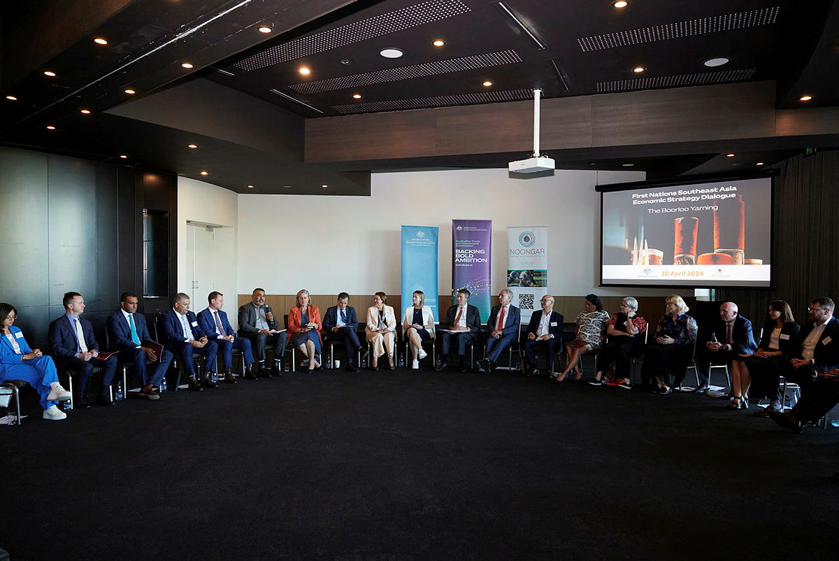 The First Nations Southeast Asia Economic Strategy Dialogue in Boorloo/Perth united First Nations businesses leaders, ministers & senior officials from the Ministerial Council on Trade and Investment to discuss First Nations trade and investment in Southeast Asia. #AusSEAInvested
