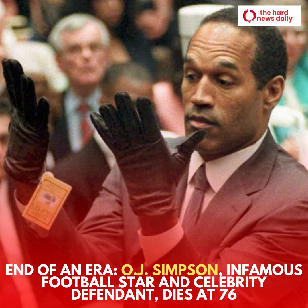 O.J. Simpson, the former football star and central figure in the 'trial of the century,' has passed away at 76 after a cancer battle. Acquitted in 1995 but later found liable in a civil suit, Simpson's life was a complex saga of fame and infamy.
#OJSimpson #RIP #TrialOfTheCentury