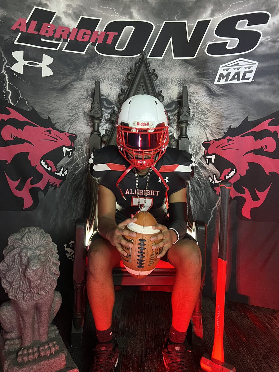 After a welcoming visit and great encouragement from all the staff at Albright College. Especially Head Coach <a href="/Isaac_Collins/">Isaac Collins</a>, I have decided to verbally commit to Albright College!!! Let’s get to work! <a href="/Albright_FBall/">Albright Football</a> <a href="/z3alkire/">Zack Alkire</a> <a href="/Coachknip/">Chad Knippenberg</a>