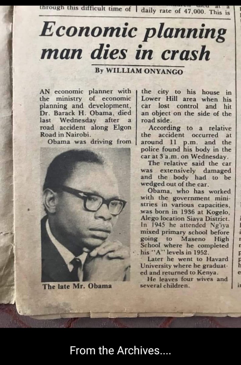 Of the several children from four wives, a gem emerged. The best US president ever @BarackObama @POTUS44 @ObamaFoundation