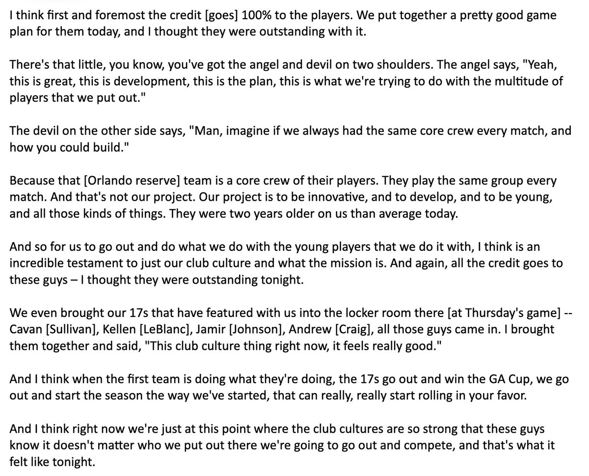 The Union are undefeated in the regular season, the reserves are undefeated in their regular season, and the under-17s just won the Generation adidas Cup. I spoke with @MarlonLeBlanc4 today about the momentum in Chester at the moment: inquirer.com/soccer/andre-b…