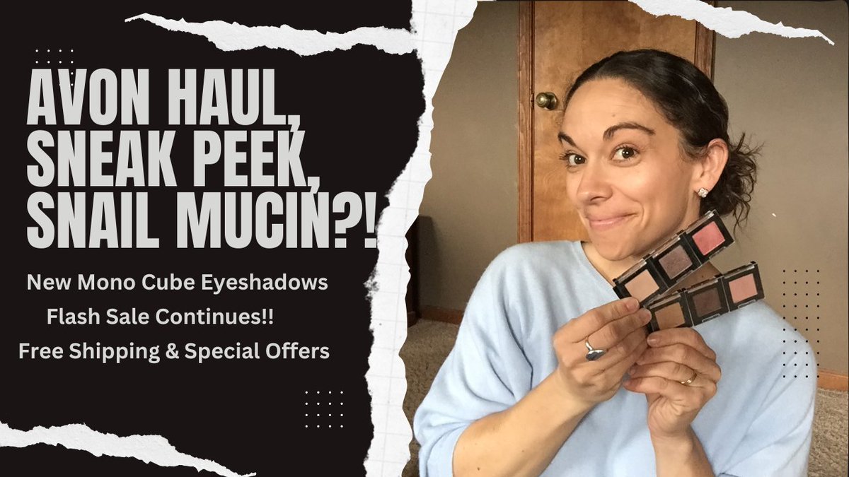 NEW video is up on my YouTube Channel!  LOTS to share - new products (#eyeshadows!), flash sale, free gifts, special offers, and #snailmucin?! Let's discuss.... watch here:  youtube.com/watch?v=LlgjQS…
