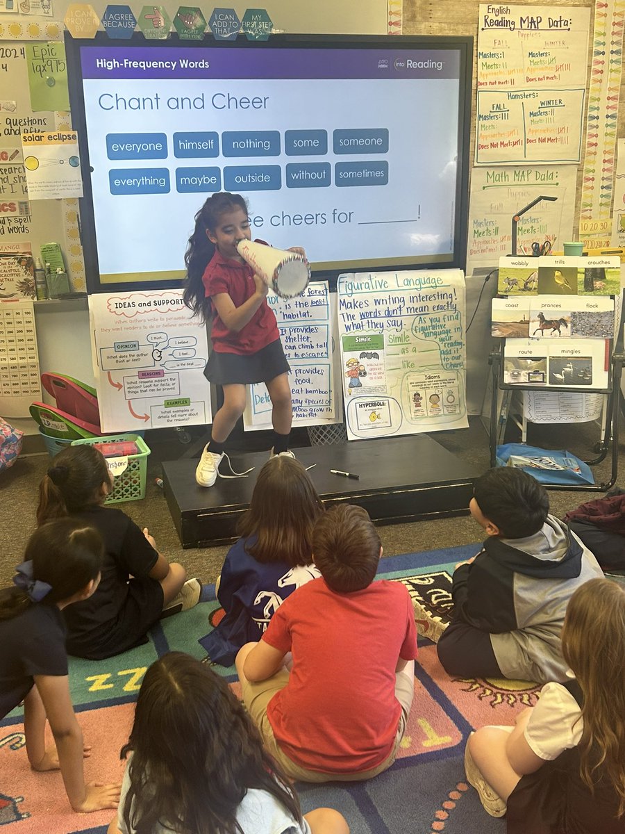 We love practicing our high-frequency words with a cheer! Give me a p-h-o-n-i-c-s!