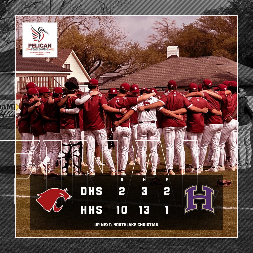 DestrehanBB's tweet photo. Hahnville takes the series. #Team10 will bounce back Saturday vs. Northlake Christian at DHS for 1PM.

#Earn1More https://t.co/DM0sNwy5eC