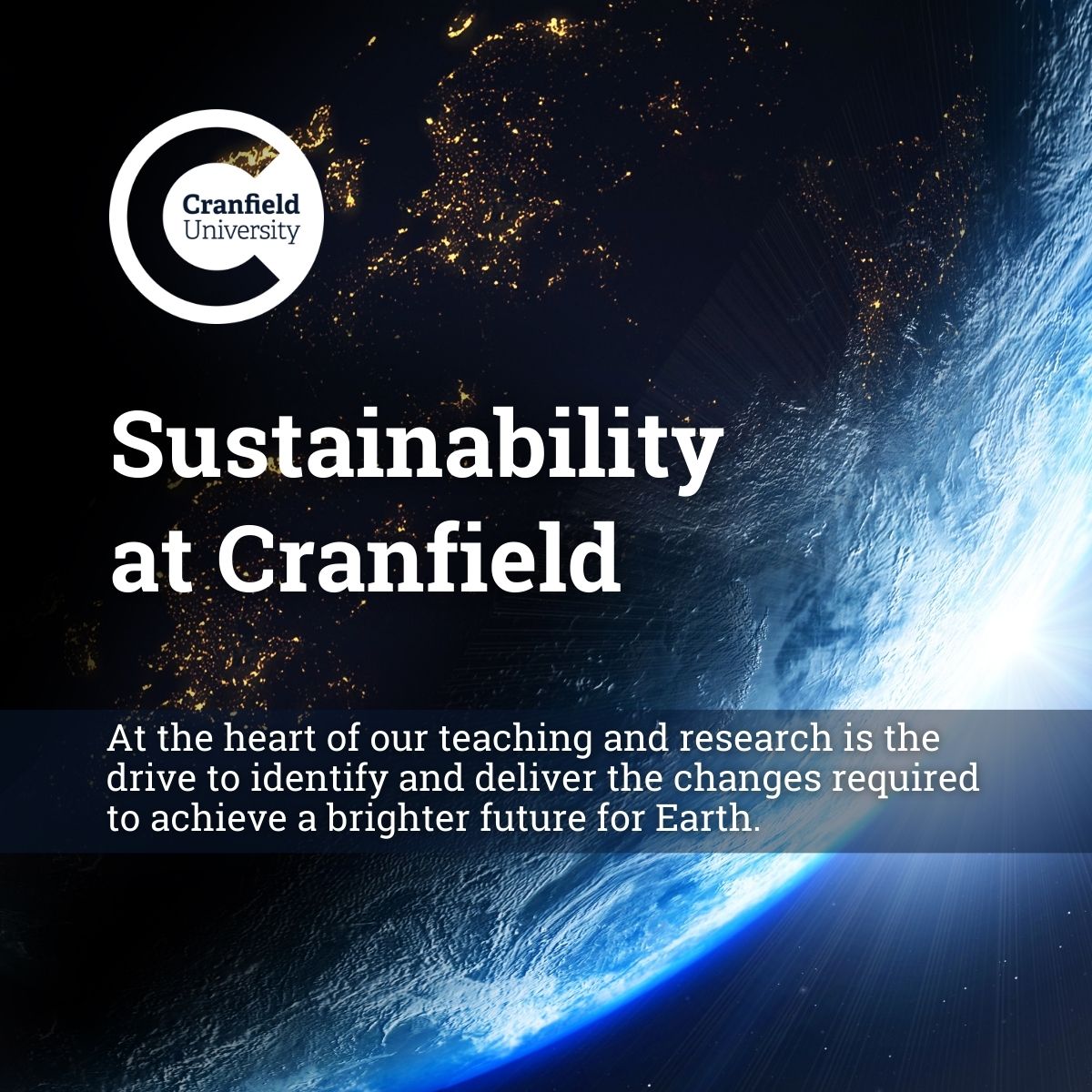 Explore the impact our students, academics and researchers are making across the energy and sustainability sector to tackle the global challenges we face today.
#SustainabilityAtCranfield

Learn more: cranfield.ac.uk/Campaigns/Gree…

#SustainableDevelopmentGoals #CleanEnergy #Renewables