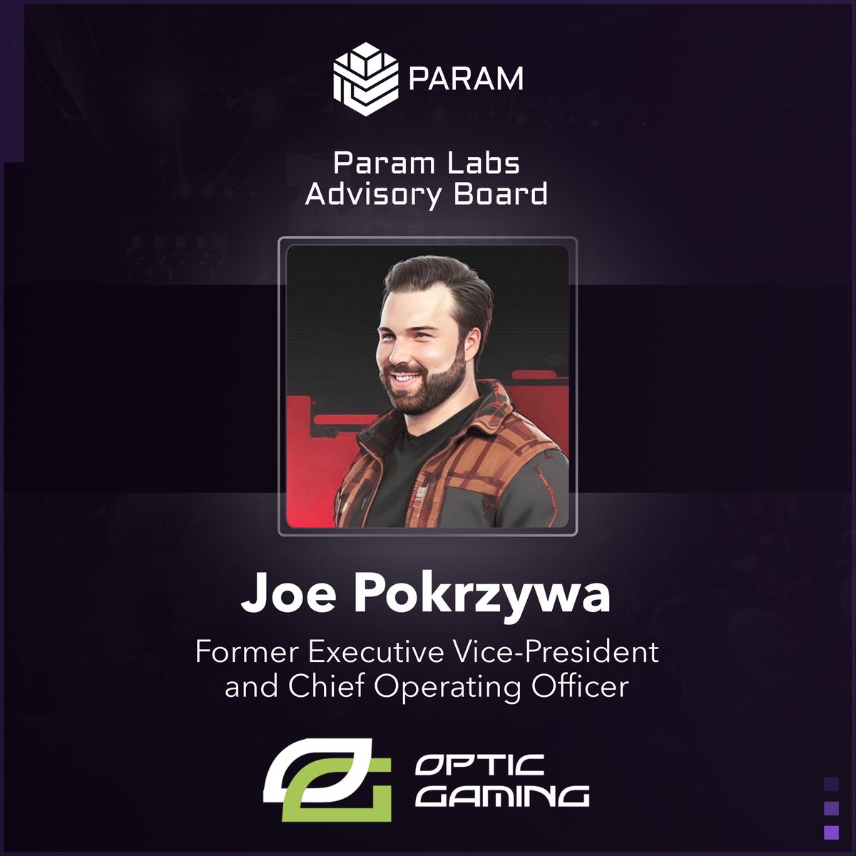 Introducing one of Param Labs’ newest Strategic Advisors: Joe Pokrzywa As the former COO of OpTic Gaming, one of the largest esports orgs in the world, and Vice-President of Ops & Revenue at NRG Esports, Joe has achieved immense success in the industry. His leadership led to…