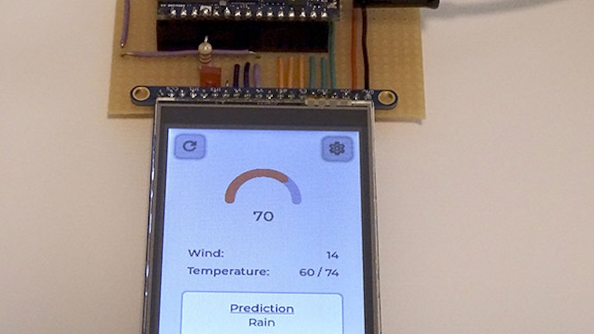 .@DigiKey developed a Nano 33 IoT-powered system that uses tinyML to predict whether it will rain today: digikey.com/en/maker/proje…