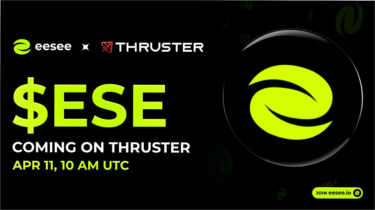 MilesAhead_eth's tweet photo. 🔰EESEE_IO #Airdrop #EESEE
💵 想要将你的收入增加两倍、三倍,甚至十倍吗?
🔥 参与 $ESE 空投,有机会获得价值 $3,000 或更多的免费代币!
📌:https://t.co/Va6fdvfygZ
#Eesee_io #EESEE $ESE #EeseeMainnet #layer2 #airdrop #web3 #token #BNB #newairdrop #l2 #eth $TAIKO $BBN $PYTH $NIBI $SAVM $ATOM $ZKS $LINEA $ICE $AERO $FTM