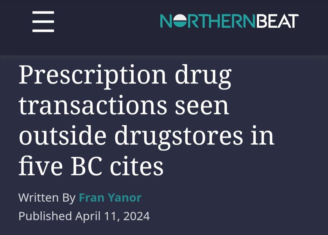 How's the 'safe supply' of drugs working out in Canada? Ummm..