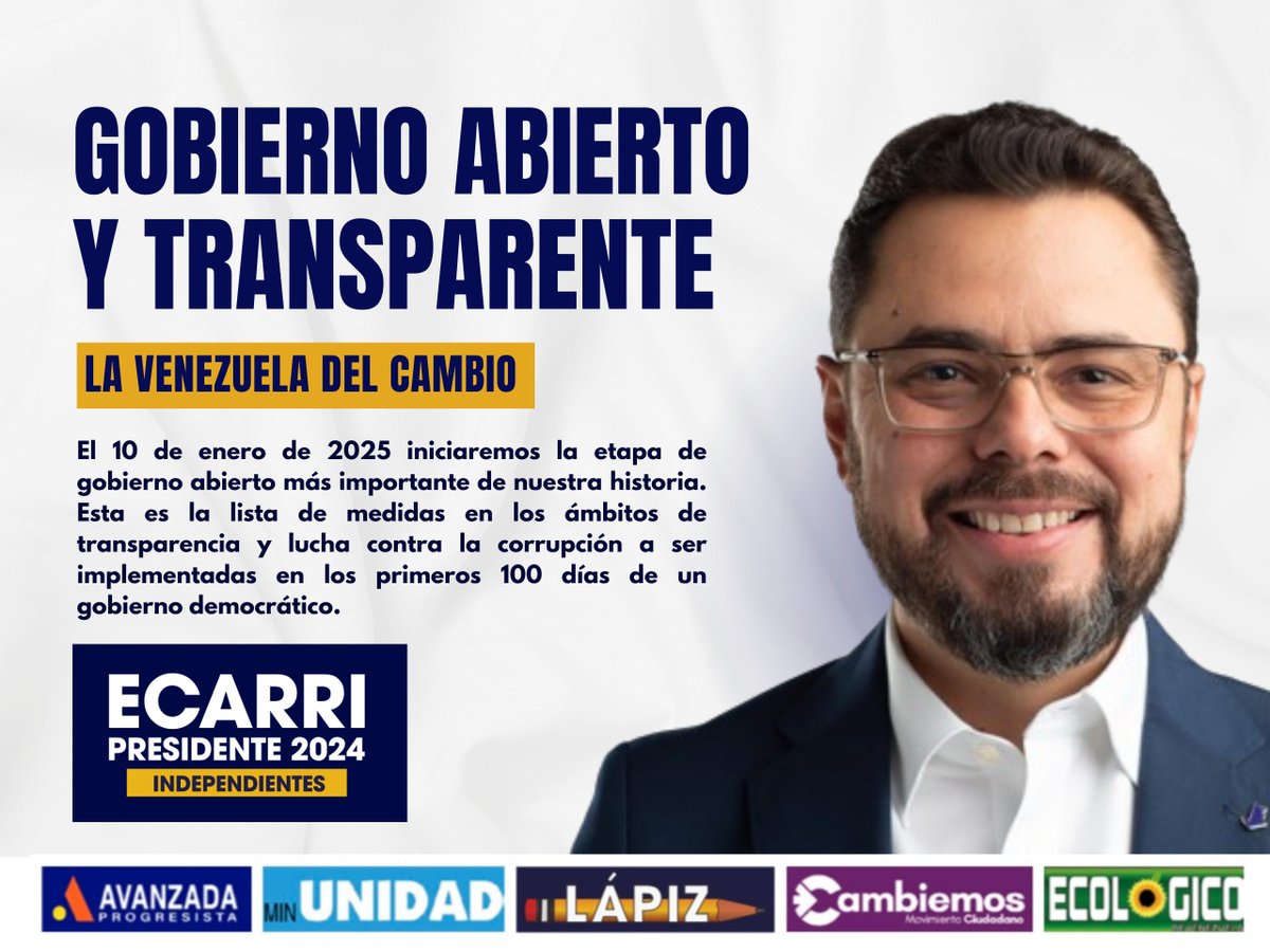 La corrupción se derrota transformando nuestro Estado para darle a los venezolanos la capacidad de conocer cómo y en qué se gastan sus recursos públicos. El 10 de enero de 2025 comienza la etapa de #GobiernoAbierto más importante de nuestra historia.