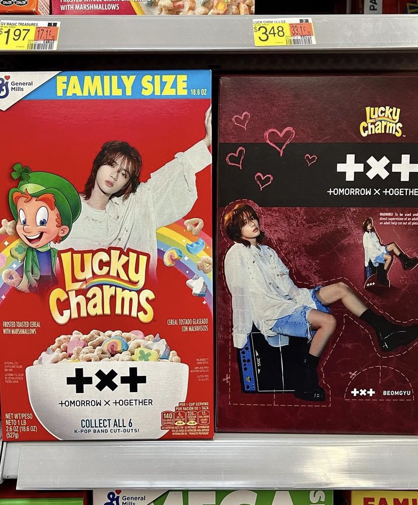 TXT X REESE’S X LUCKY CHARMS 😭