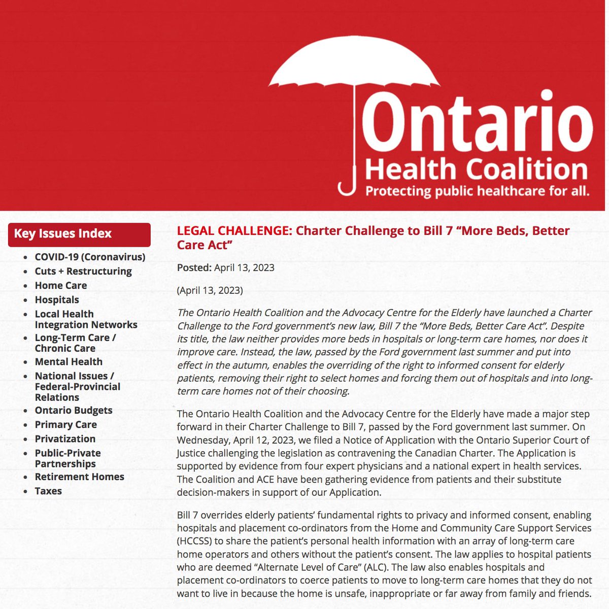 Yes you are correct @Cecilia_Nasmith: ontariohealthcoalition.ca/index.php/lega… @OntarioHealthC