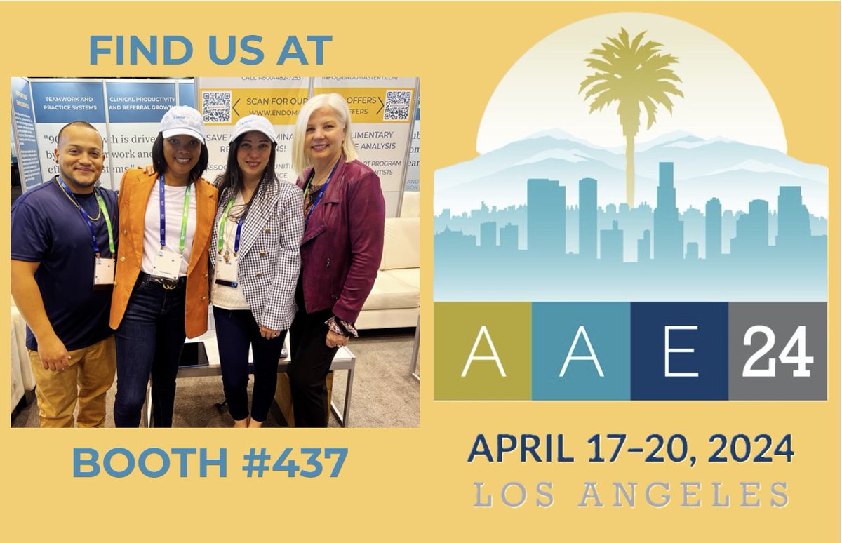 Less than a week left until we see YOU AT THE AAE!! BOOTH 437 Who's ready for the sunshine!? ☀😎🌴 For exclusive offers, click on the link:
endomastery.com/offers-aae24/

#AAE24 #AAE2024 #AAE #dentistry #success  #Endodontics #endomastery #endodontist #endodontics @savingyourteeth