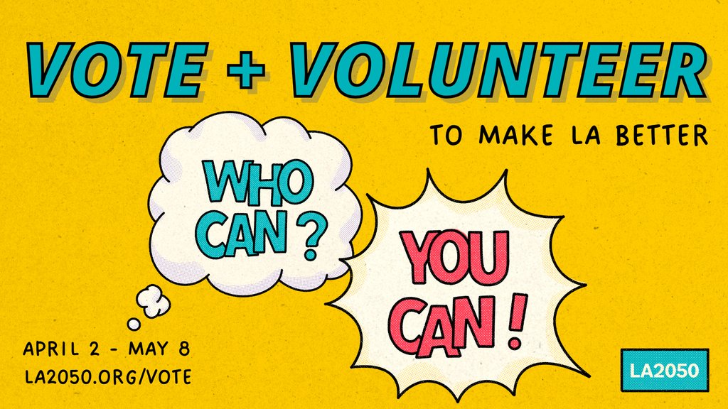 Ready….Set….VOTE! Vote in this year’s #LA2050GrantsChallenge by telling us what issues in the region you care about most. #WhoCanYouCan l8r.it/HA0u