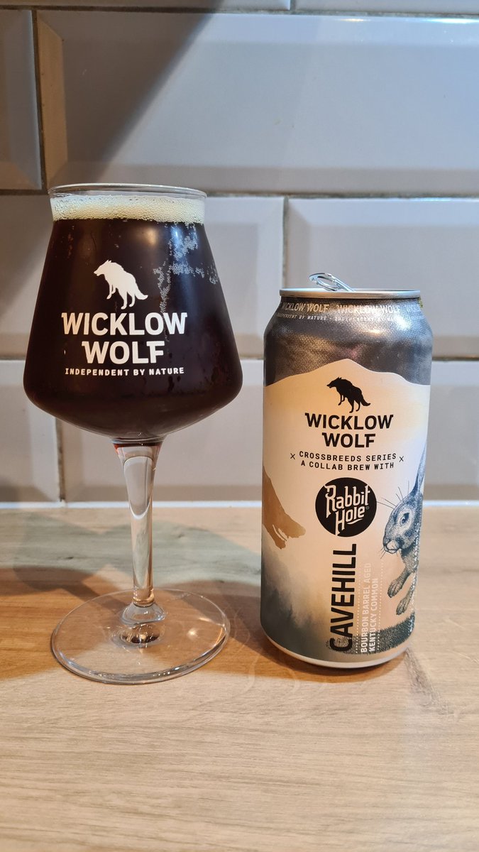 Had a @RascalsBrewing Sidekick IPA and finished it fairly quick. An excellent brew. So have moved onto @WWolfBrewery Cavehill. A Kentucky Common aged in Bourbon Barrels from @RabbitHoleKY #ThirstyThursday 🍻🍻