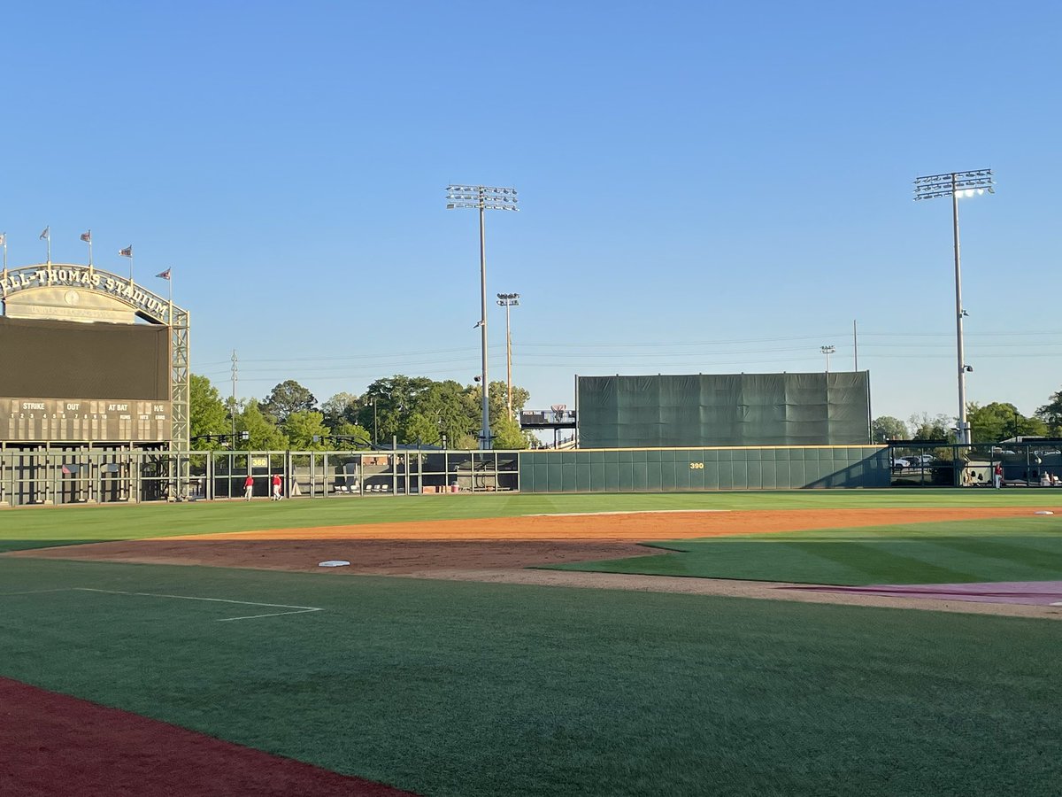 Thursday night practice at Bama.