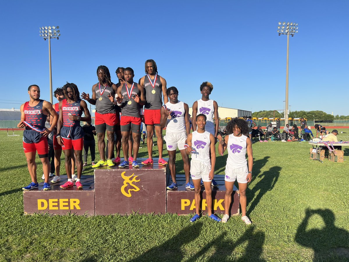 Congratulations to @JastonHamilton @Jedadiahhh @5starwilll @CTubbs2026 on their 3rd place finish and qualifying for regionals. @HumbleSD_Ath @HumbleISD_HHS @RustyO1983 @HumbleISD