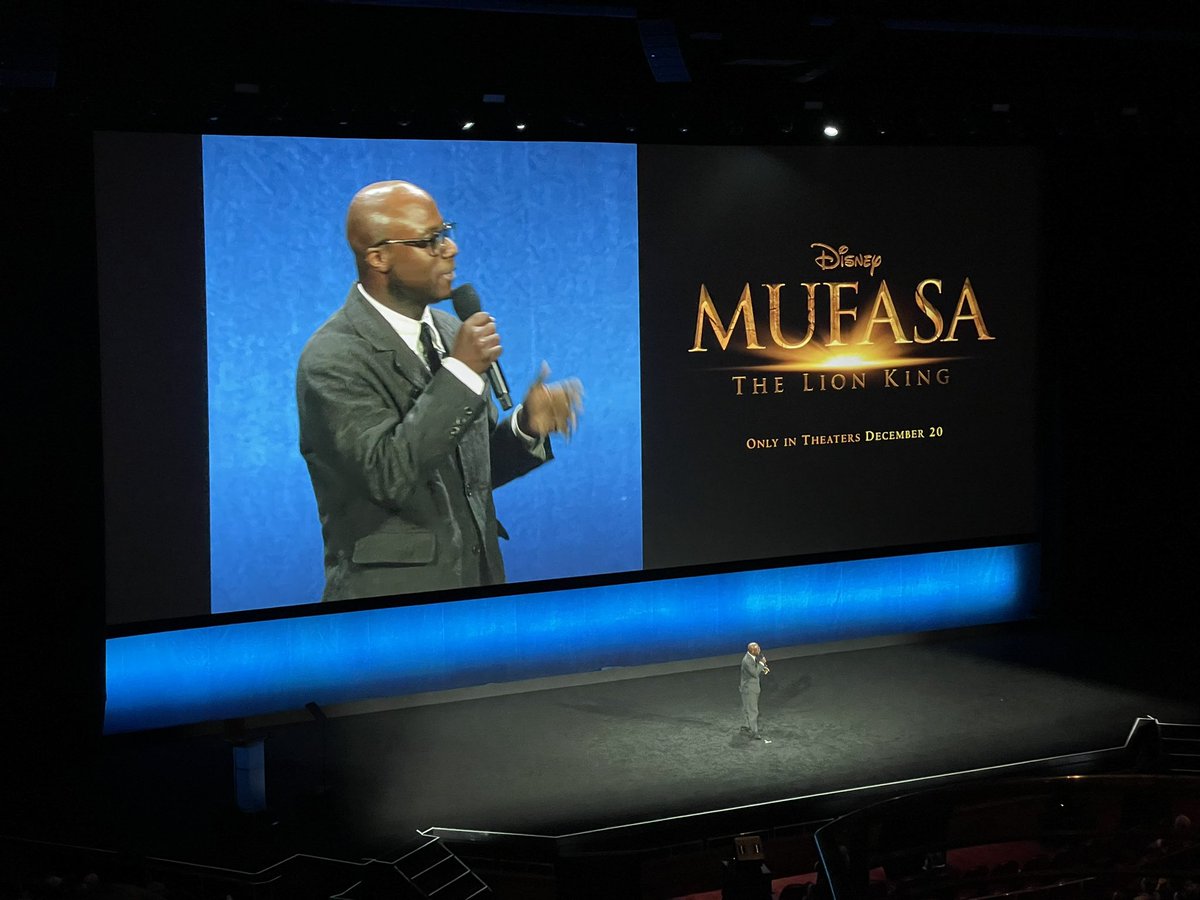 Barry Jenkins says taking on MUFASA: THE LION KING is “one of the best decisions of my life.” #CinemaCon2024