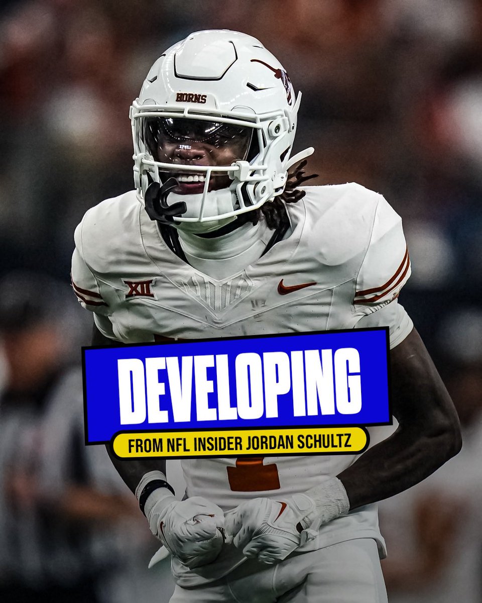 Source: Texas WR Xavier Worthy just completed a 30 visit with the #Bills and has an upcoming one with the #Colts. Worthy is a projected 1st-round pick after clocking a record-breaking 4.21 40. A rising receiver in this draft class.