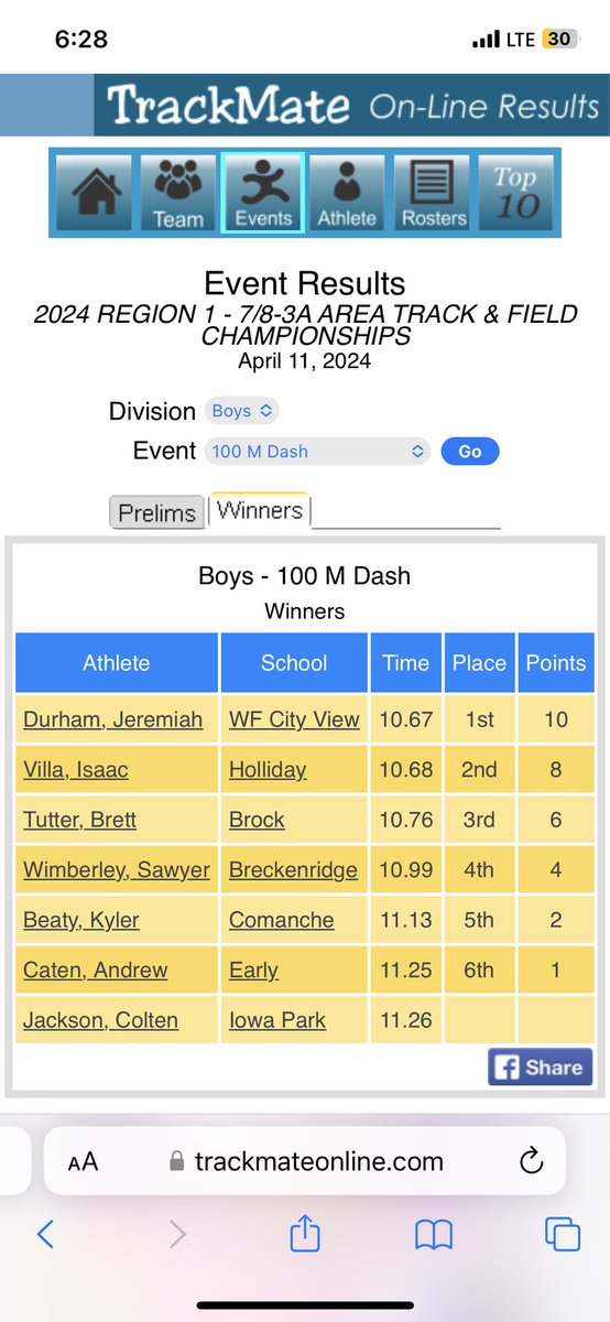 Kory Atwood (@atwoodkory) on Twitter photo Congrats to Isaac Villa area runner up in the 100m dash! The kid can move!! HERO <a href="/HERO_Athletics1/">Holliday Athletics</a> <a href="/HollidayISD/">Holliday ISD</a> <a href="/HollidayEagles/">Holliday High School</a> Congrats to Isaac Villa area runner up in the 100m dash! The kid can move!! HERO <a href="/HERO_Athletics1/">Holliday Athletics</a> <a href="/HollidayISD/">Holliday ISD</a> <a href="/HollidayEagles/">Holliday High School</a>