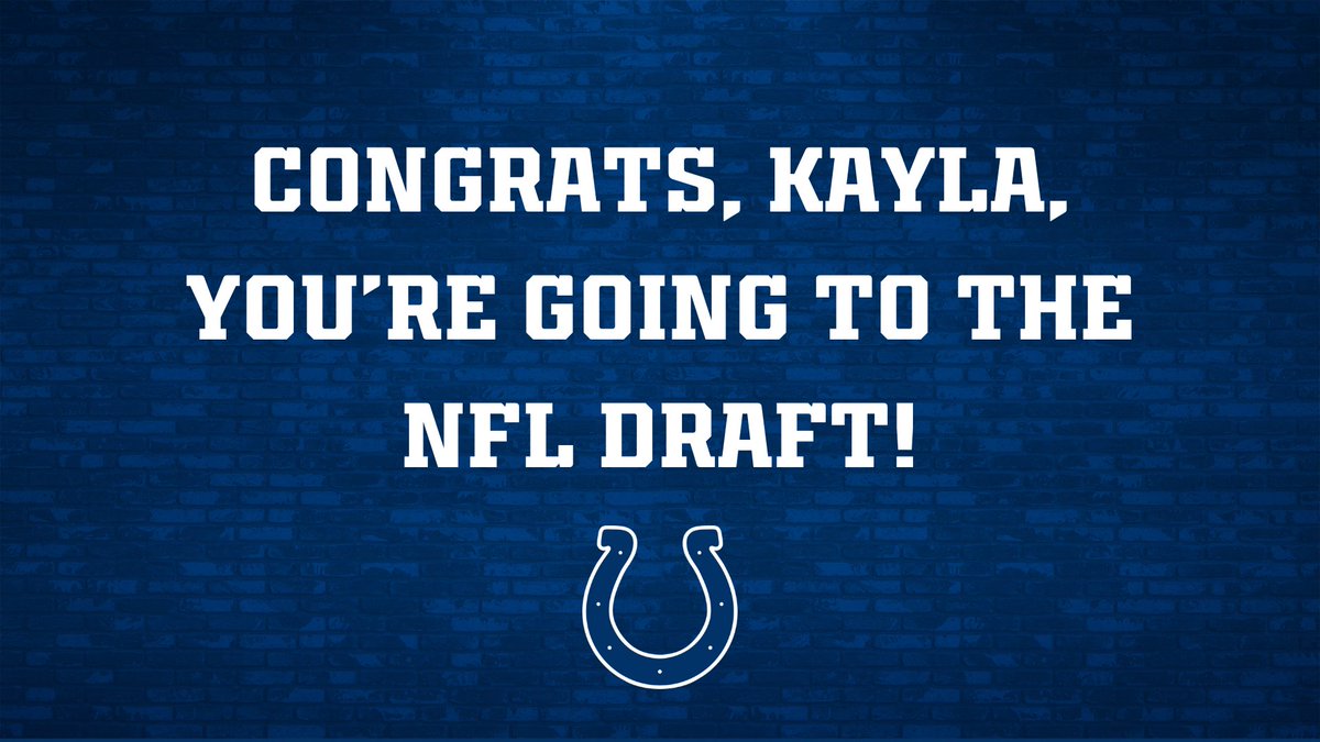 Congratulations, Kayla Wright, on being invited to attend the 2024 NFL draft by the Indianapolis Colts. You have made great strides to success. Continue to trust the process of growth. #GoWildcats #Proudprincipal