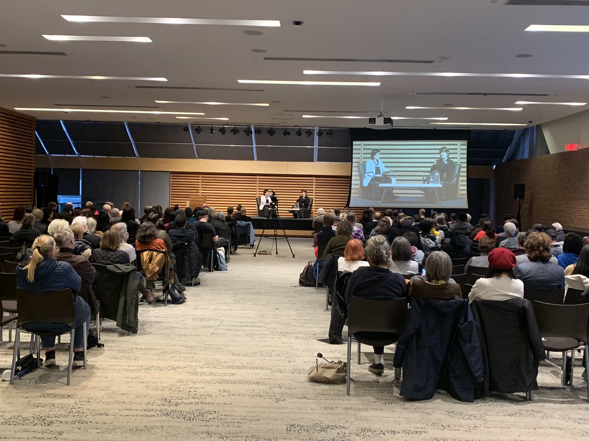 Thrilled to host @katiedrumm and @neeeda at the @torontolibrary tonight on media and democracy.