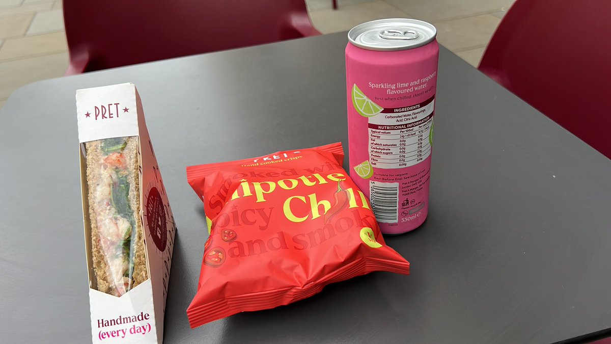 A big shout out to <a href="/Pret/">Pret</a> in Bath Southgate for some free lunch today. Unexpected but very much appreciated!
