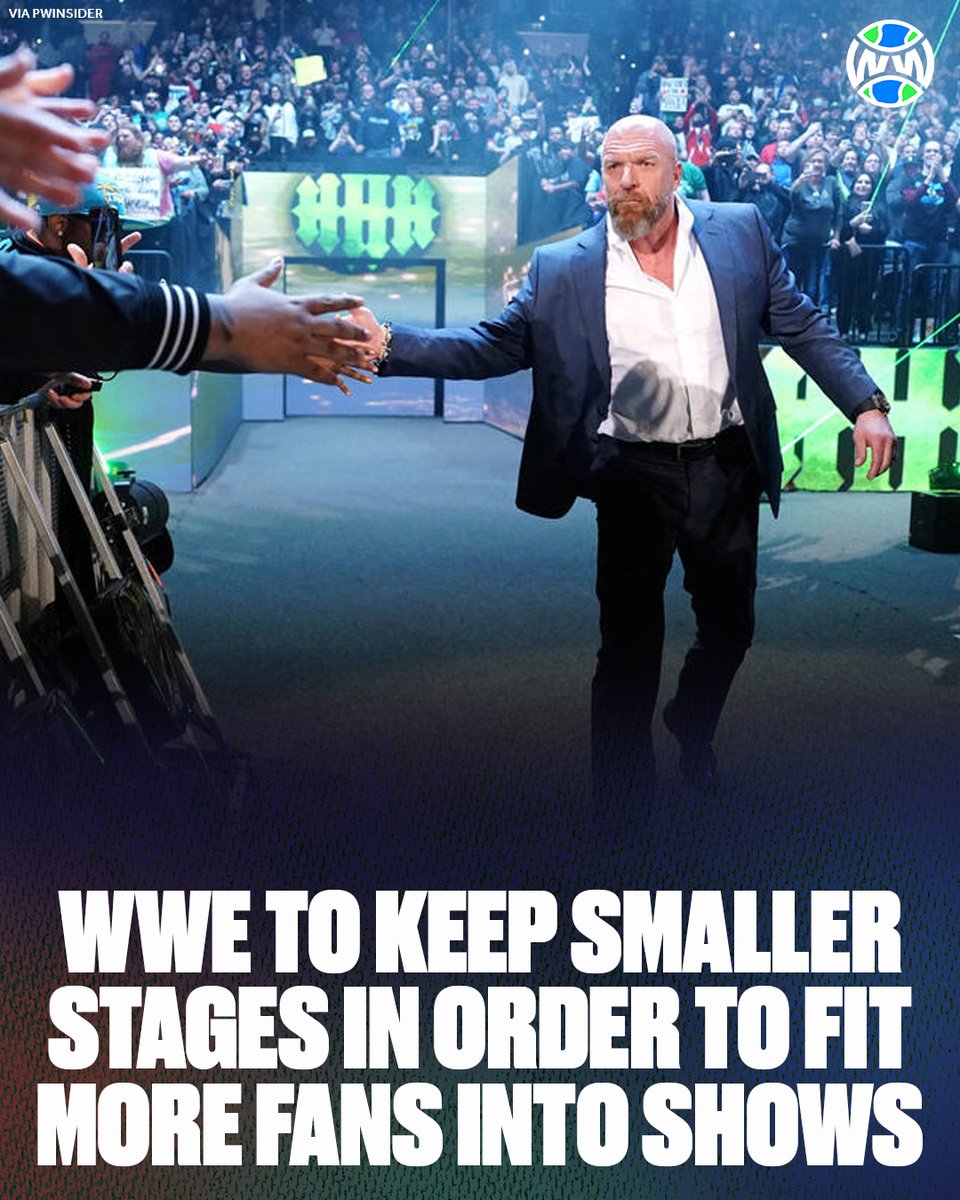 WrestlingWCC's tweet photo. WWE will reportedly keep the smaller stages going forward in order to keep getting more fans into the shows https://t.co/fUMUbrSc1P