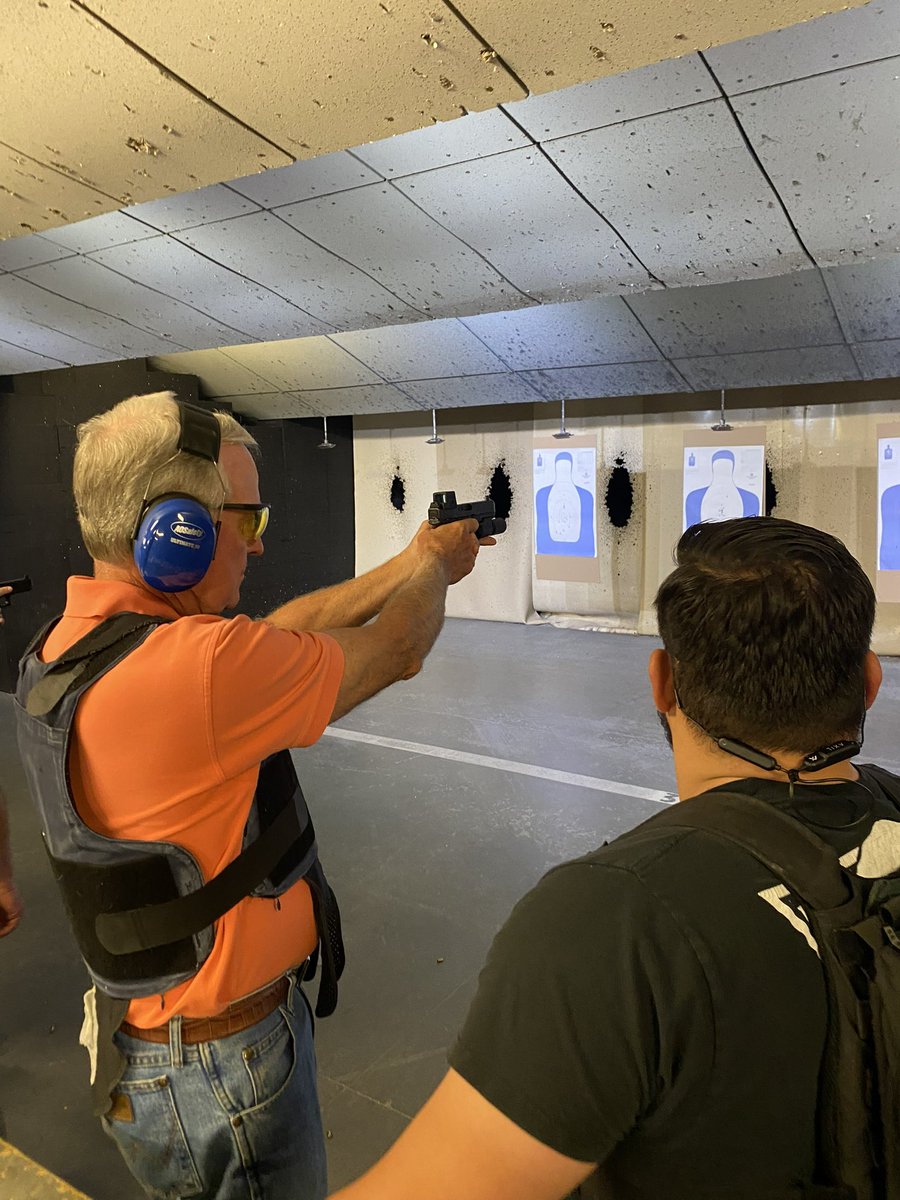 Last week, our Citizens Police Academy went to the firearms range. They learned nomenclature of a Colleyville Officer's duty weapon, had target practice, and participated in a friendly competition testing the skills they learned. Thank you @SouthlakeDPS for use of the range!