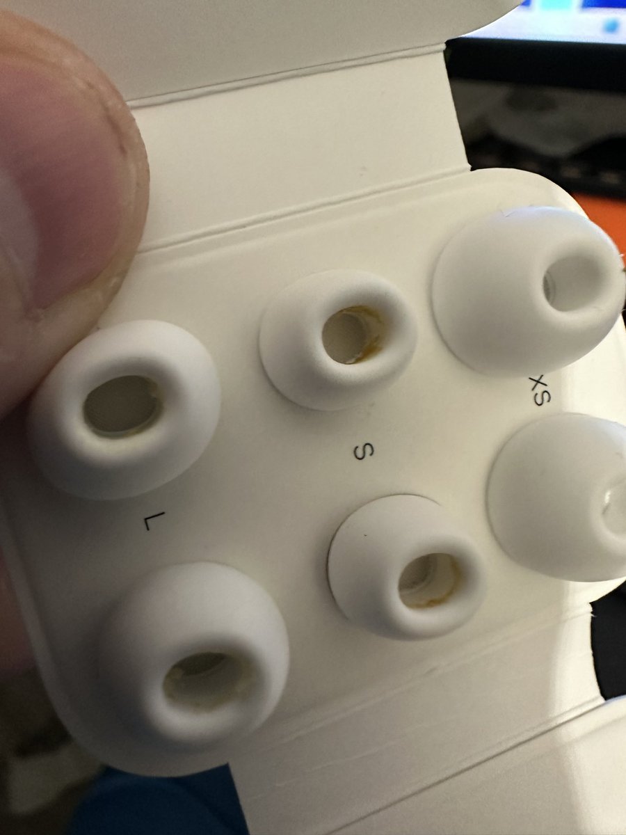 Hey <a href="/BestBuy/">Best Buy</a> glad you’re selling AirPods with ear wax in the earbuds! Glad I spent 210$ for this. Glad your care team doesn’t care either. Unreal.