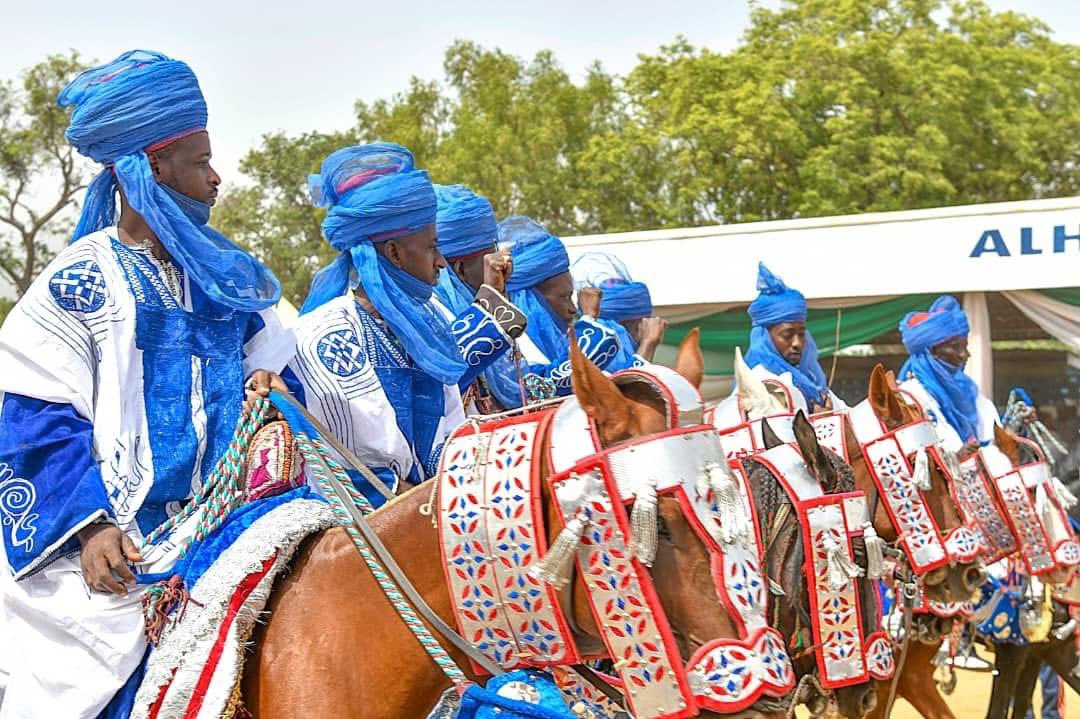 Deputy Governor, @DrHadiza had the honour of representing His Excellency @ubasanius earlier today at the annual traditional Hawan Baraki ceremony hosted by the Emir of Zazzau, His Highness Amb. Ahmed Nuhu Bamali @bamalli_ahmed .