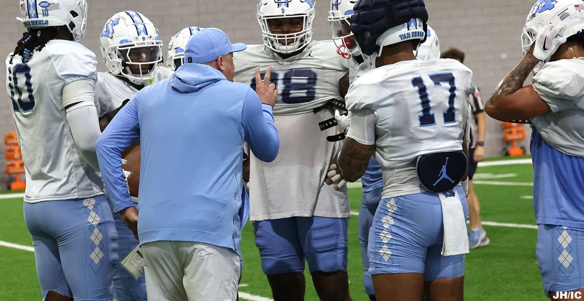 The signs of #UNC first-year defensive coordinator Geoff Collins’ aggressive principles already are plenty evident among the Tar Heels. Story by @evanr0gers from today’s open practice on Collins cranking up the pressure this spring: 247sports.com/college/north-…