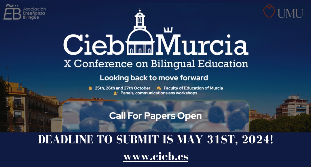 Call for Proposals for @CIEB2024 is now open and close May 31st!
@Ens_bilingue #CIEB2024