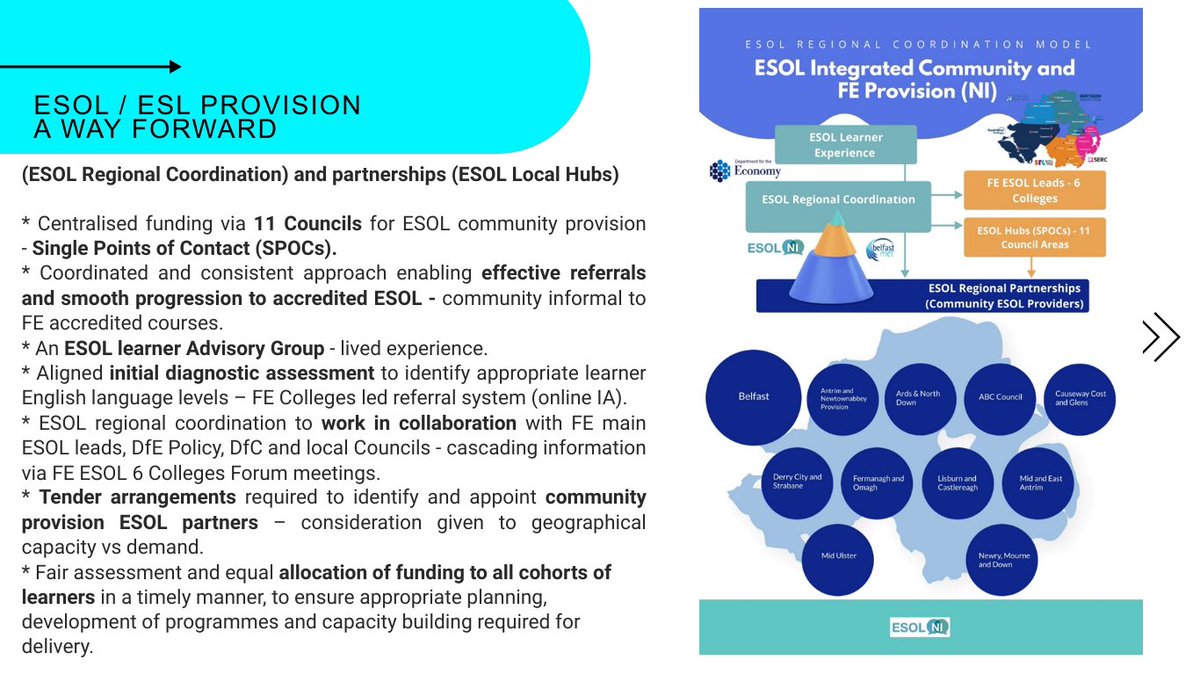 Missed the #ESOLNI Regional Conference on the 26th March at Belfast Met? See the timeline of the ESOL NI network since 2018. Also, a suggested way forward for the #ESOL coordination in NI. Following a few days catching our breath back after the event, we’re ready for more… 🙏🏼🙌🏼