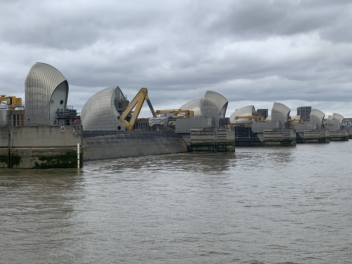 Insightful visit to the Thames Barrier by the Worshipful Company of Water Conservators and thanks to our guide from the Environment Agency - keeping Londoners dry