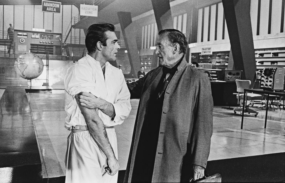 More behind the scenes with Author Ian Fleming and Sean Connery during filming for Dr. No (1962) #JamesBond Photograph by Frank Herrmann