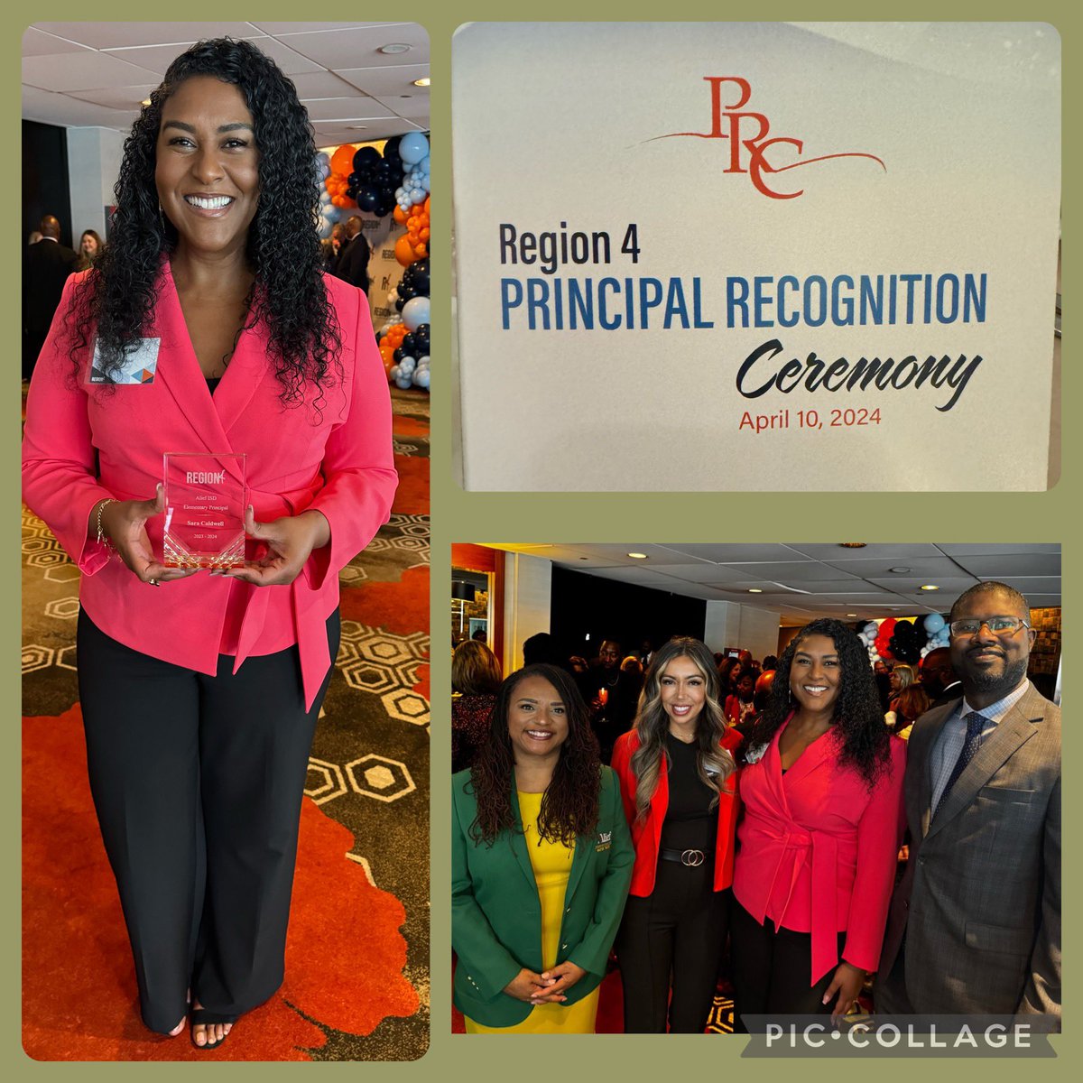 Thank you @Region4ESC for a wonderful #R4PrincipalRecognition Ceremony. It was truly inspiring to be in the room with such powerful, impactful leaders across the region. Team Excellence all the way! ⭐️ @AliefISD @KennedyCougs