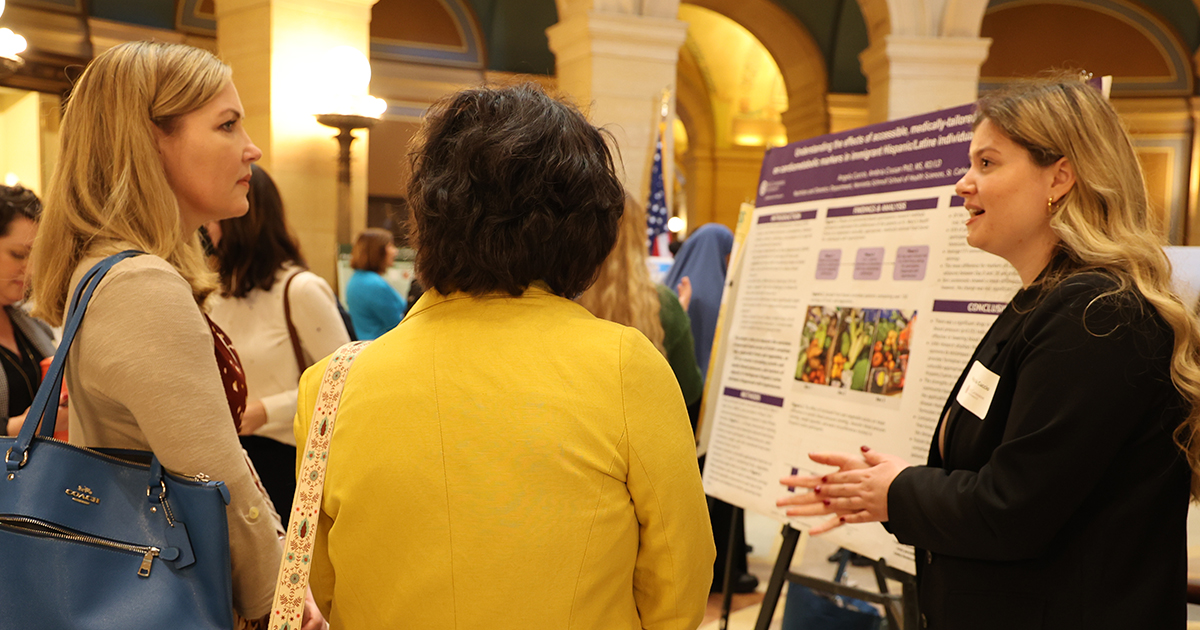 Between sharing their research and advocating for legislation, Katies have been a regular fixture at the Minnesota State Capitol this spring. Read how students across disciplines are integrating education and advocacy in hopes of making an impact: stkat.es/4anrx6u