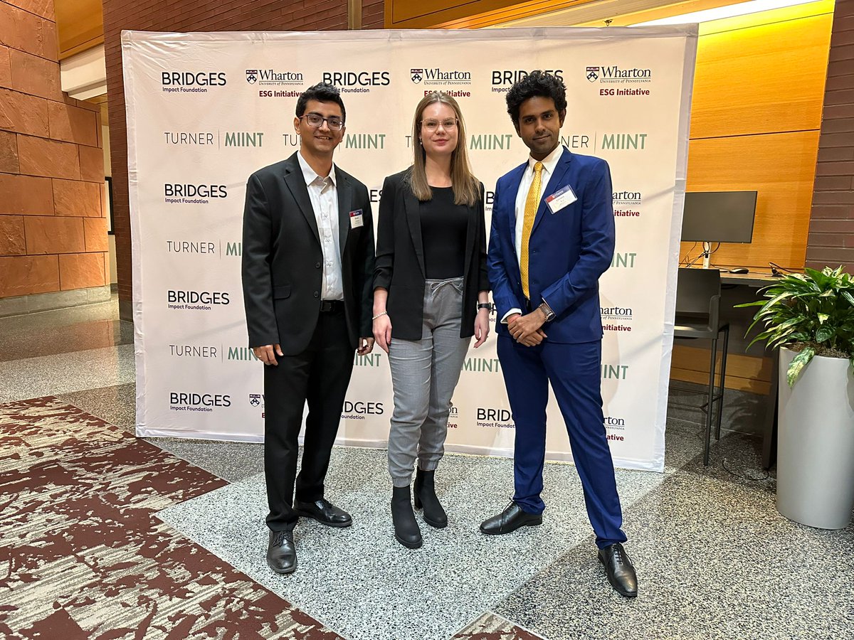 IBGC_Fletcher's tweet photo. Congratulations to Charlotte Lammel, Krunal Thakkar, Abhishek Raj, and Adeniyi Ashaolu for finishing as the runner-up team at The Wharton School’s 2024 Turner Impact Portfolio Challenge (TIPC) this week and making all of us @FletcherSchool proud! https://t.co/ngIRPnHXgE