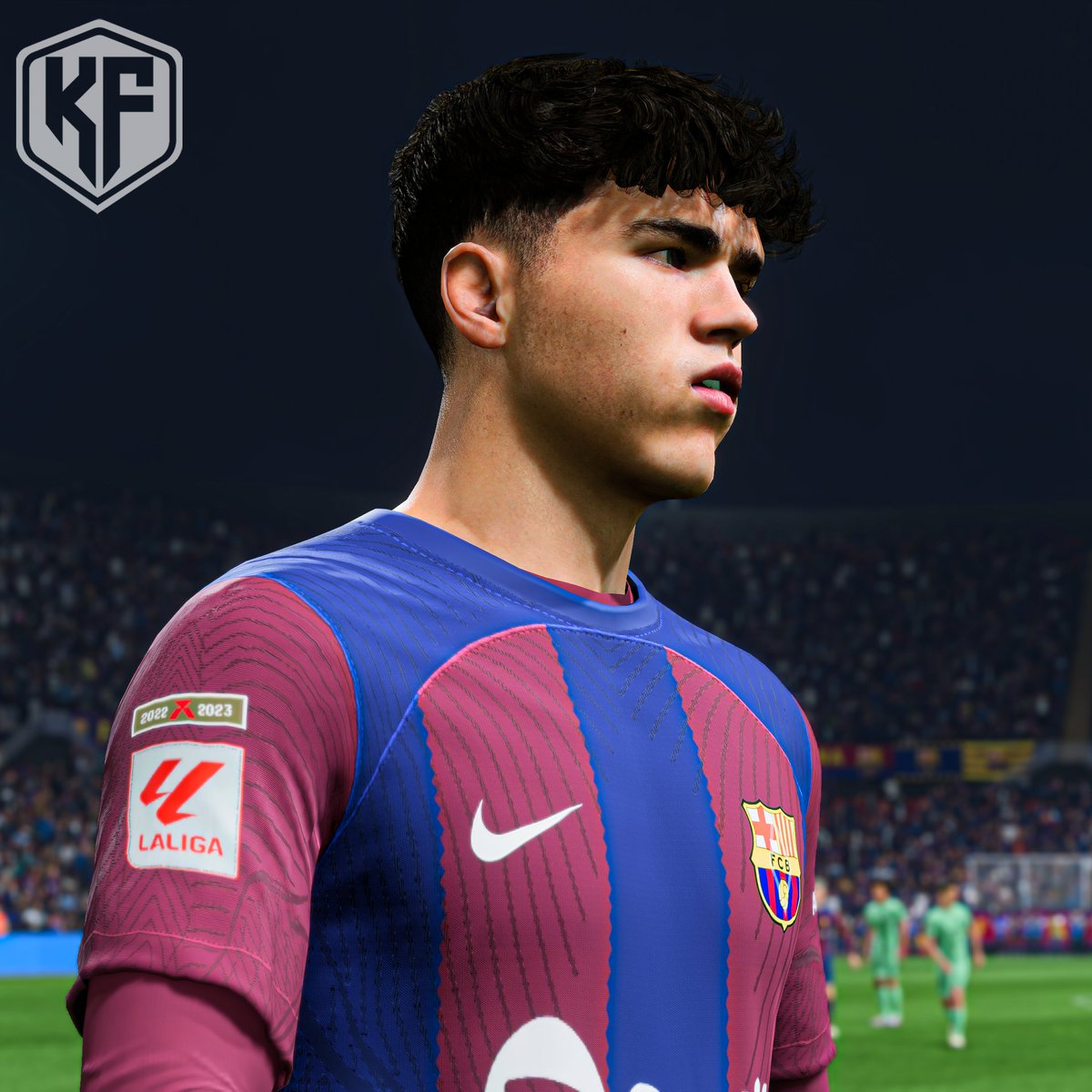 Pau Cubarsí 🇪🇸 Now available for FIFA23 & EAFC24 and also compatible with online mode Ultimate Team! 🤩 🖇️Download link in bio! #FIFA23 #FC24 #EAFC24 #FUT #UltimateTeam