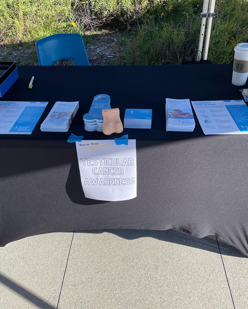 TCAF is grateful to Jeffrey Frankel for spreading awareness at the Mesa Health Fair in San Diego. “[I was] blessed to talk with students and passers-by about testicular self exams,” Jeffrey said. “30 years ago no one was talking. Women were just getting those hang tags in the…