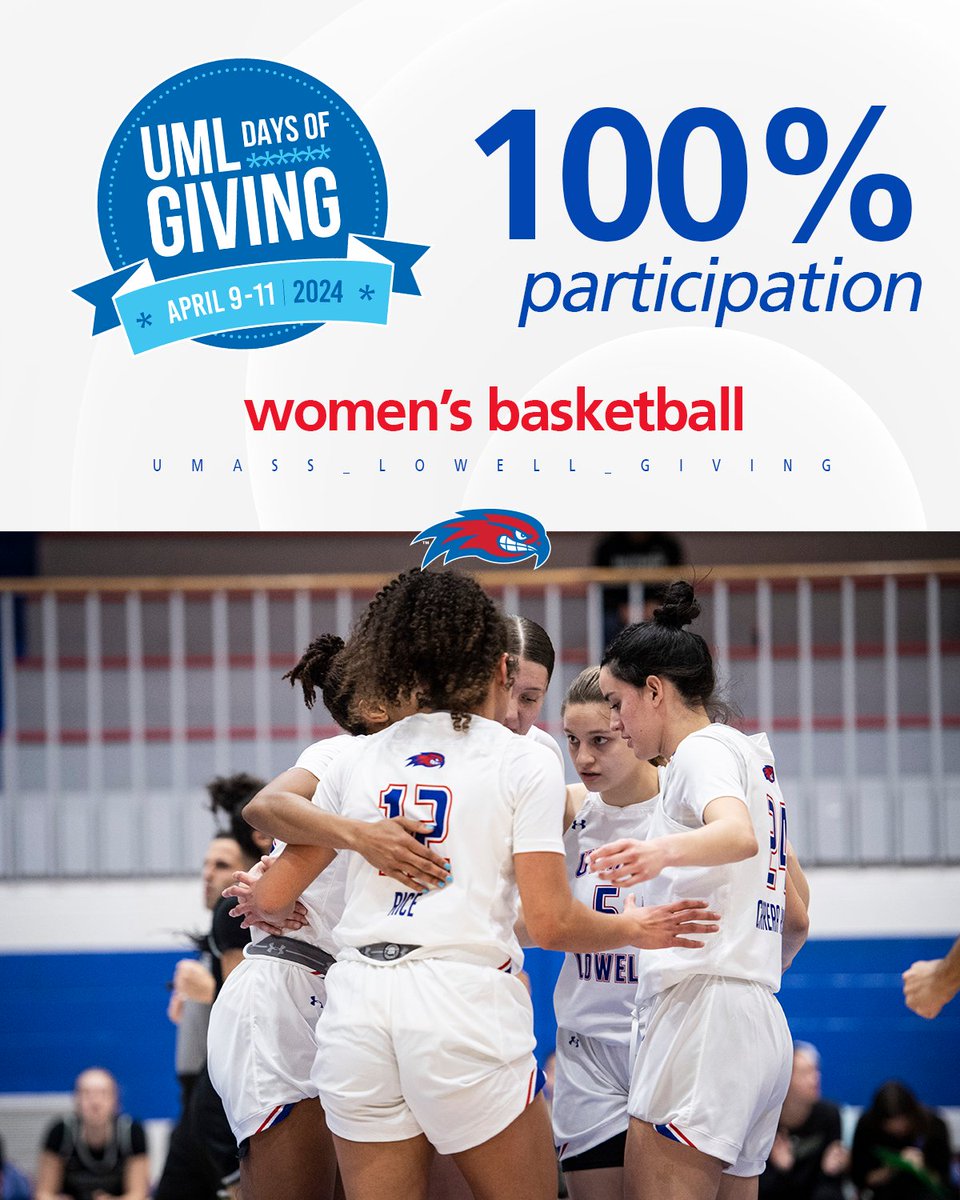 Supporting each other 🫶 We've reached 100% team participation! #UnitedInBlue | #UMLGives